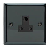 Varilight XiRP5AB | Iridium Black Classic Round Pin Socket